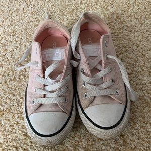 Girls Pink Converse